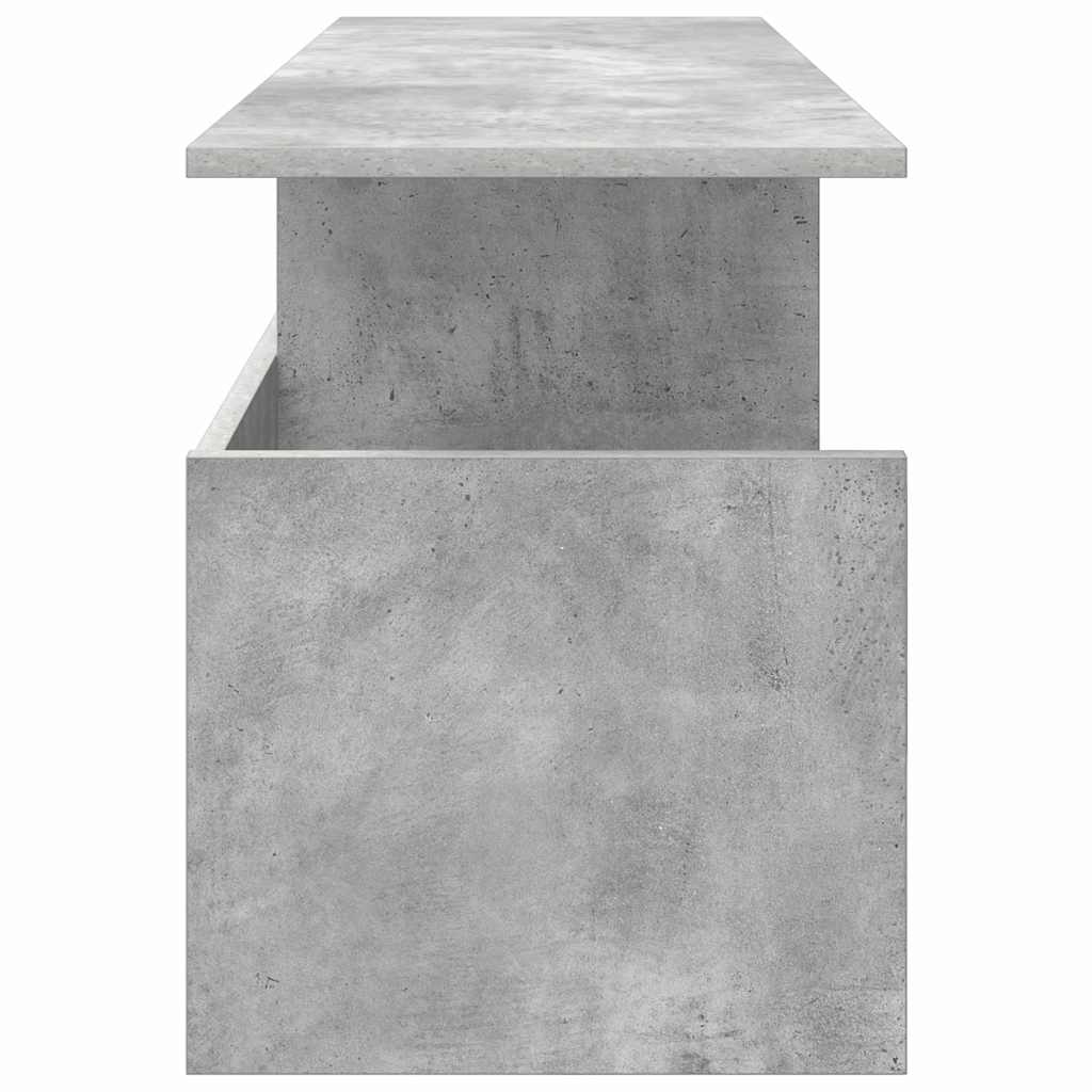TV Stand 102 x 35 x 45 cm Concrete Grey Engineered Wood