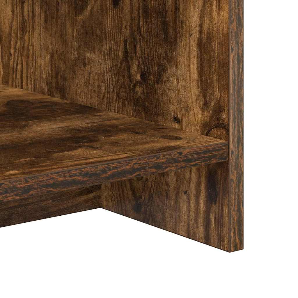TV Stand Smoked Oak 102 x 35 x 45 cm Engineered Wood