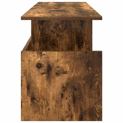 TV Stand 102 x 35 x 45 cm Smoked Oak Engineered Wood