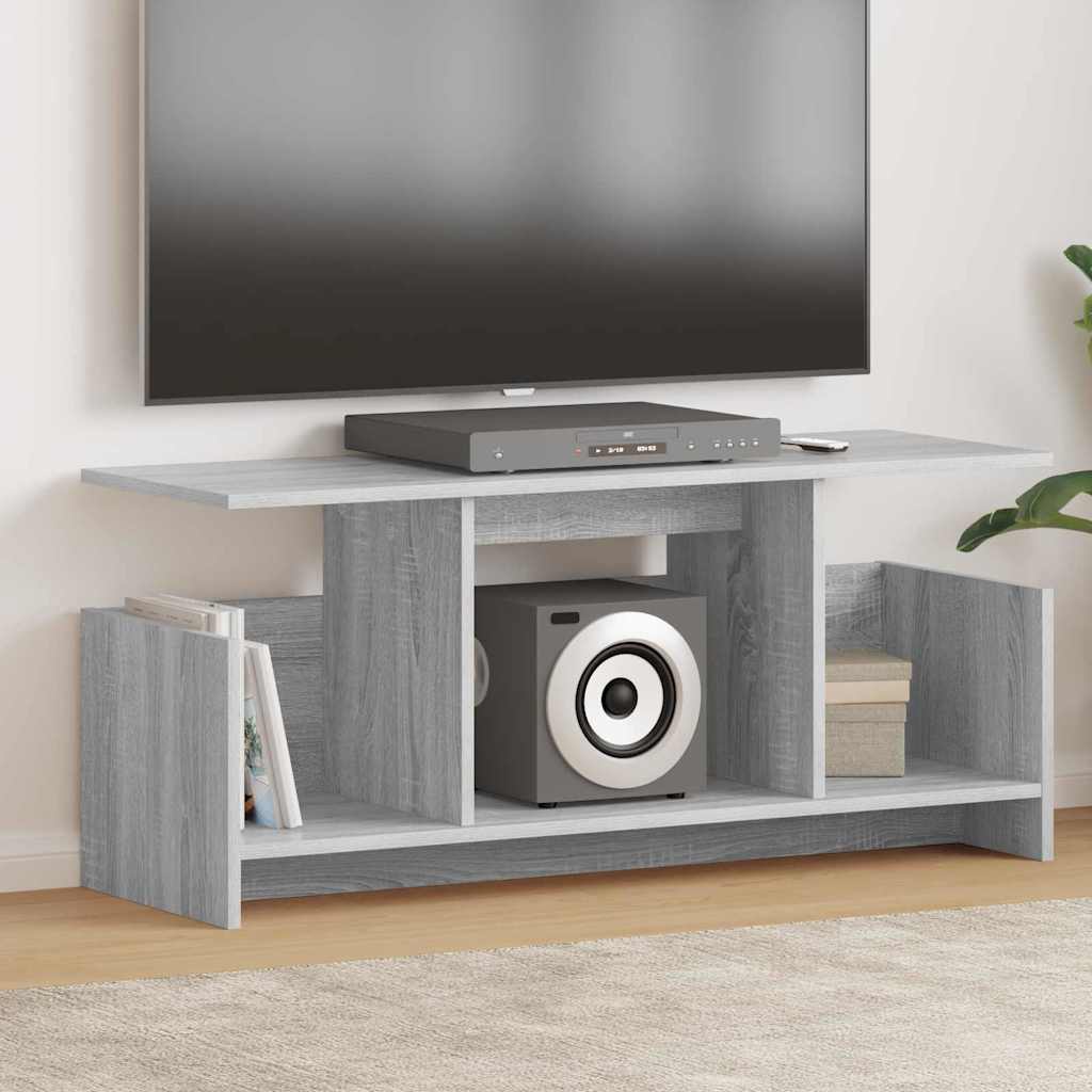 TV Stand 102 x 35 x 45 cm Grey Sonoma Engineered Wood
