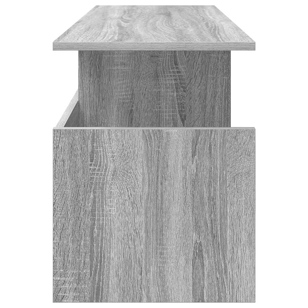 TV Stand Grey Sonoma 102 x 35 x 45 cm Engineered Wood