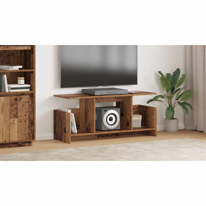 TV Stand Old Wood 102 x 35 x 45 cm Engineered Wood