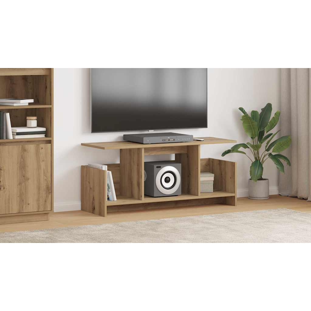 TV Stand Artisan Oak 102 x 35 x 45 cm Engineered Wood
