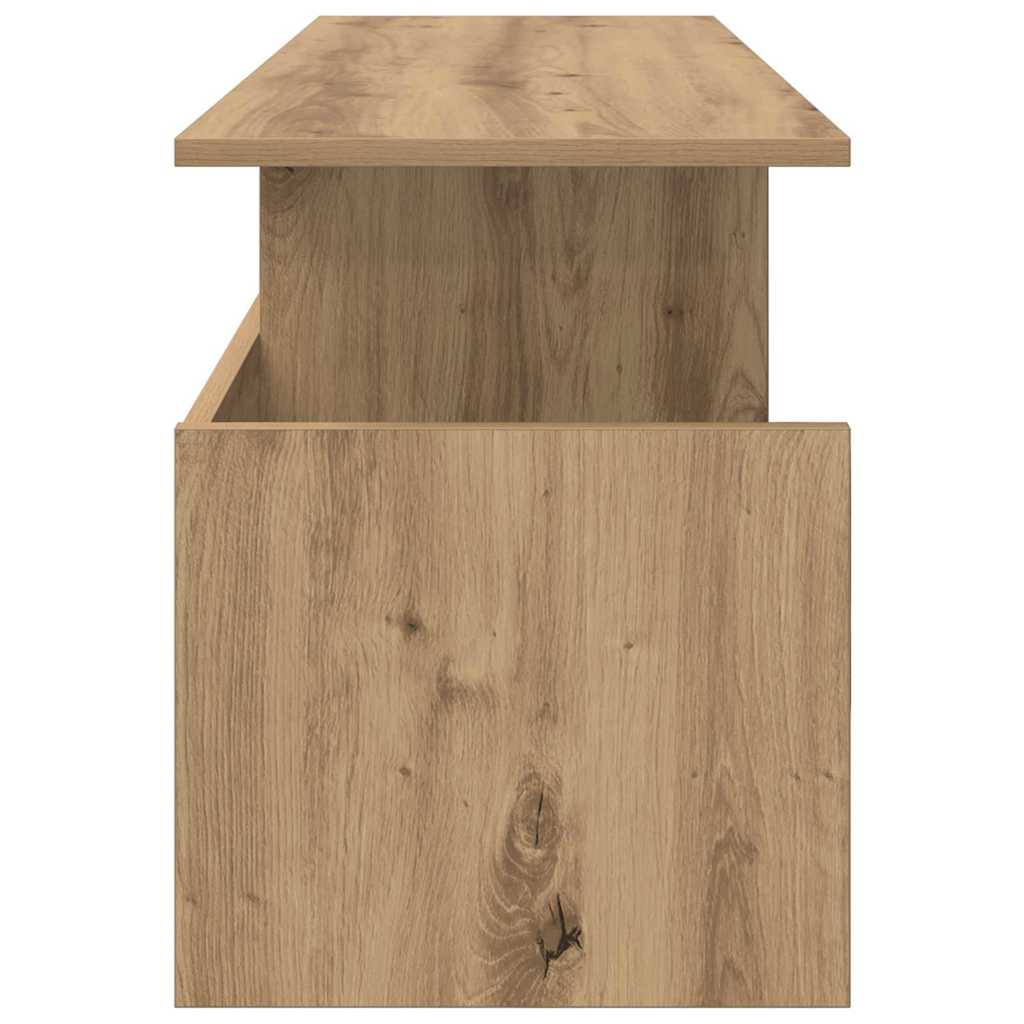 TV Stand Artisan Oak 102 x 35 x 45 cm Engineered Wood