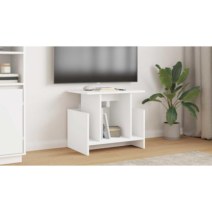 TV Stand White 50 x 35 x 45 cm Engineered Wood