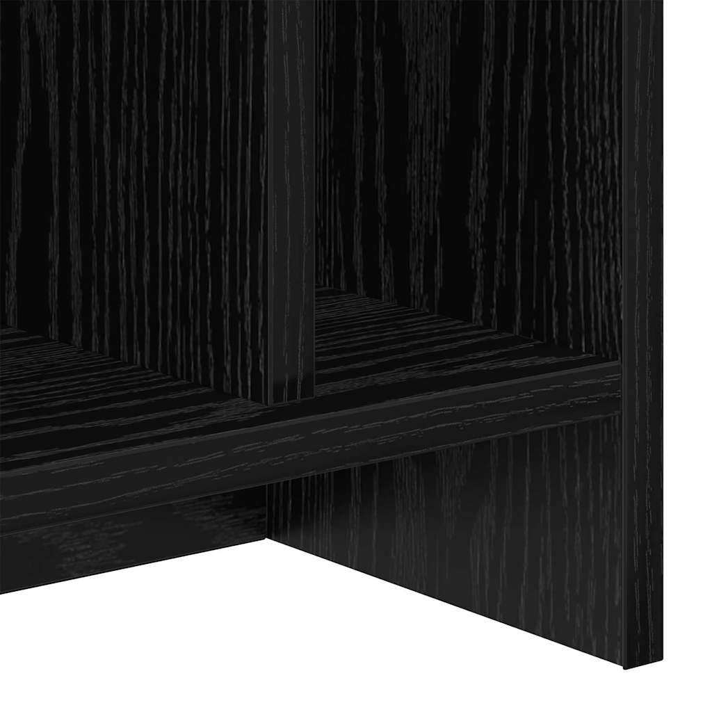 TV Stand 50 x 35 x 45 cm Black Oak Engineered Wood
