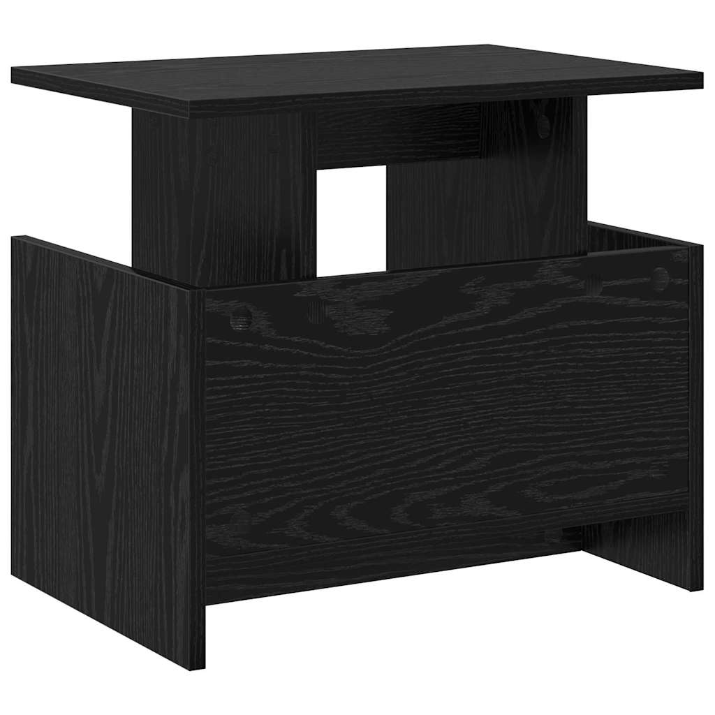 TV Stand 50 x 35 x 45 cm Black Oak Engineered Wood