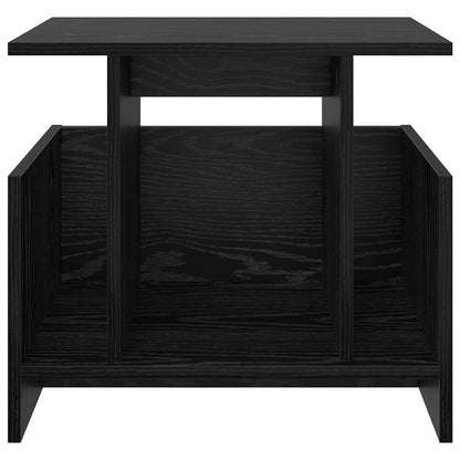 TV Stand 50 x 35 x 45 cm Black Oak Engineered Wood