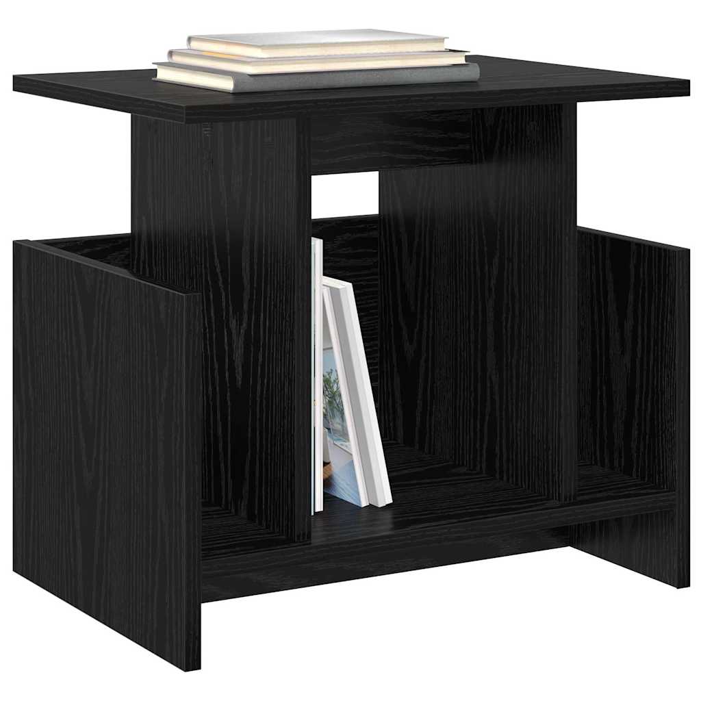 TV Stand 50 x 35 x 45 cm Black Oak Engineered Wood