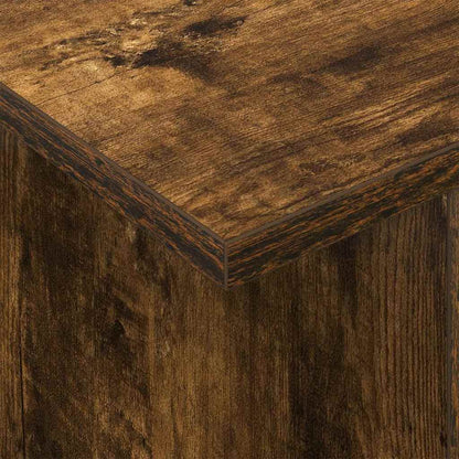 TV Stand 50 x 35 x 45 cm Smoked Oak Engineered Wood