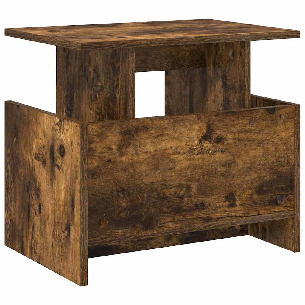 TV Stand 50 x 35 x 45 cm Smoked Oak Engineered Wood