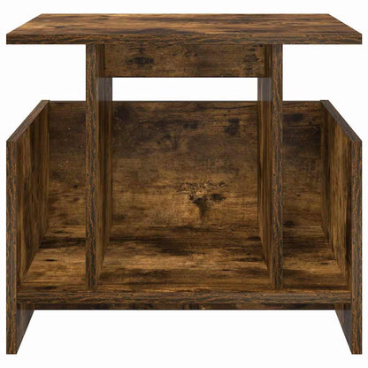 TV Stand 50 x 35 x 45 cm Smoked Oak Engineered Wood