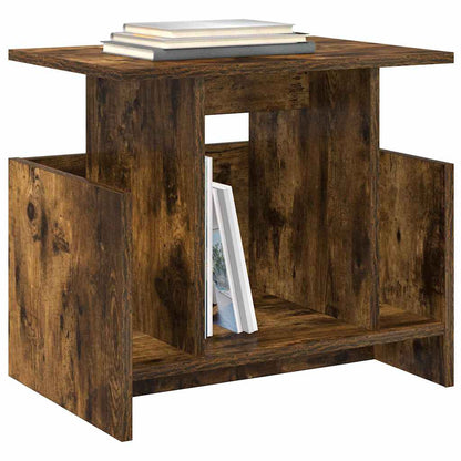 TV Stand 50 x 35 x 45 cm Smoked Oak Engineered Wood