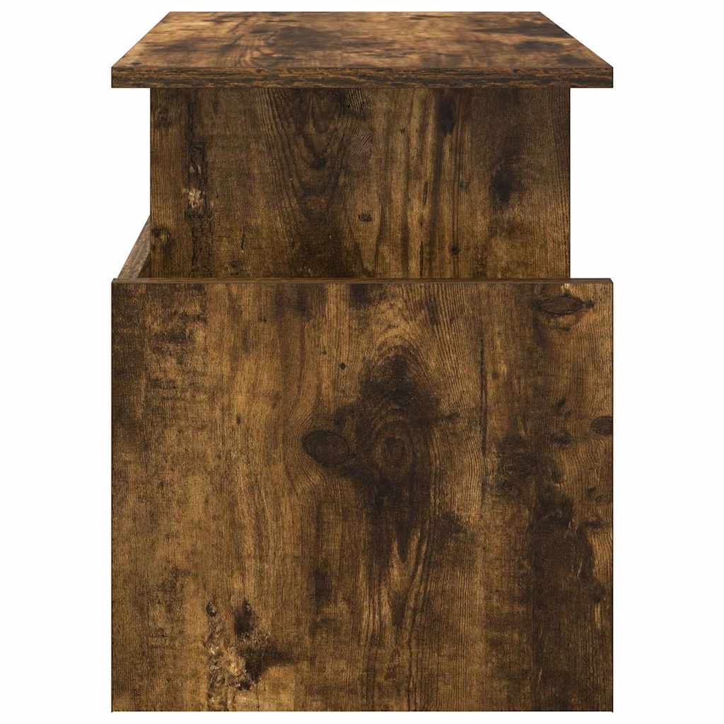 TV Stand Smoked Oak 50 x 35 x 45 cm Engineered Wood
