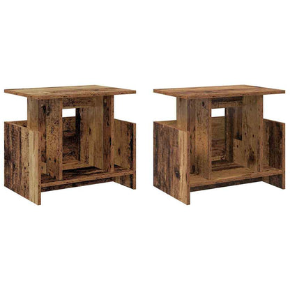TV Stand 2 pcs Old Wood 50 x 35 x 45 cm Engineered Wood