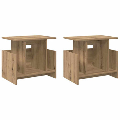 TV Stand 2 pcs Artisan Oak 50 x 35 x 45 cm Engineered Wood
