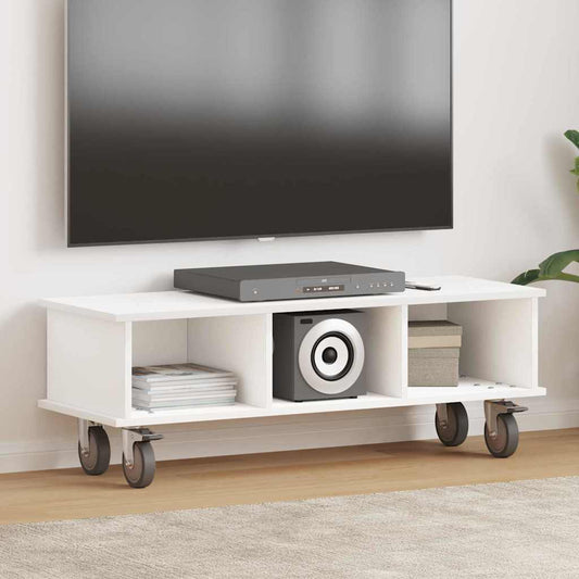 TV Stand White 100 x 35 x 35 cm Engineered Wood