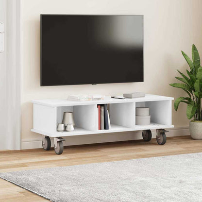 TV Stand 100 x 35 x 35 cm White Engineered Wood