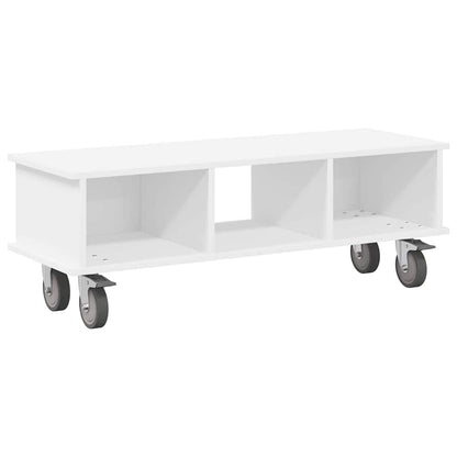 TV Stand 100 x 35 x 35 cm White Engineered Wood