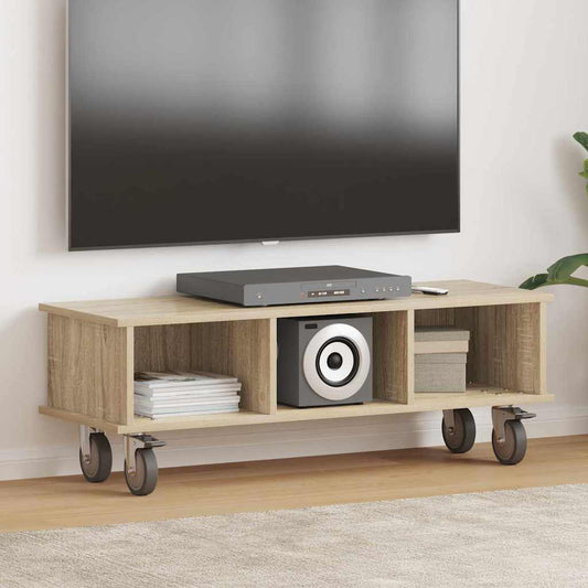 TV Stand Sonoma Oak 100 x 35 x 35 cm Engineered Wood