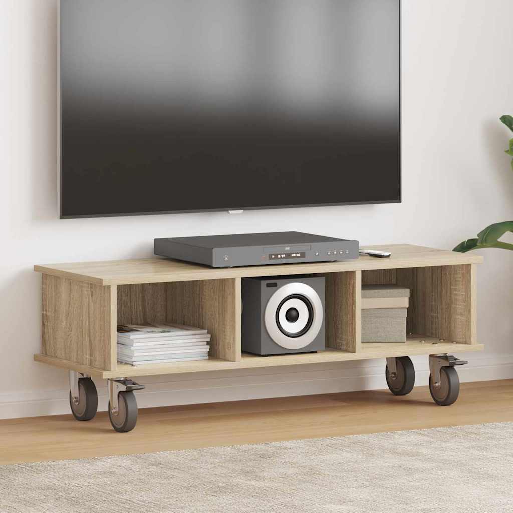 TV Stand 100 x 35 x 35 cm Sonoma Oak Engineered Wood