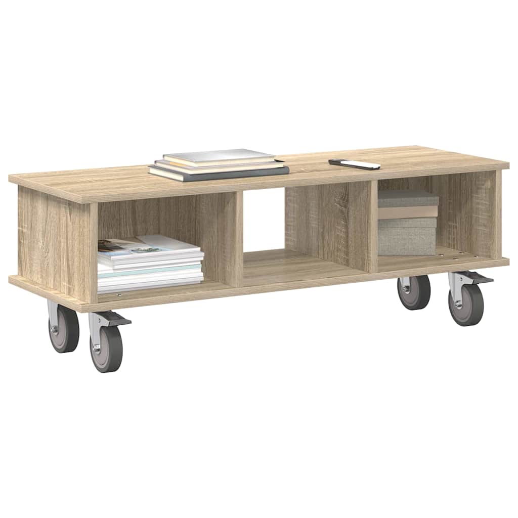 TV Stand Sonoma Oak 100 x 35 x 35 cm Engineered Wood