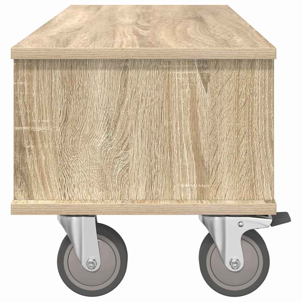 TV Stand Sonoma Oak 100 x 35 x 35 cm Engineered Wood
