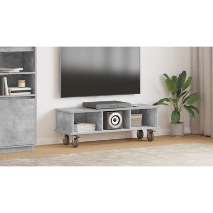 TV Stand Concrete Grey 100 x 35 x 35 cm Engineered Wood