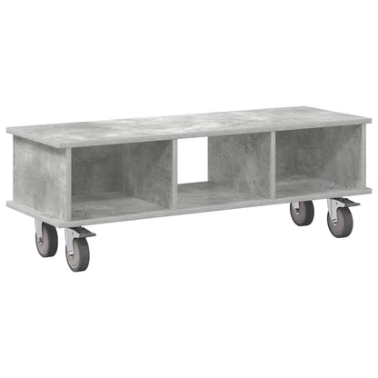 TV Stand 100 x 35 x 35 cm Concrete Grey Engineered Wood