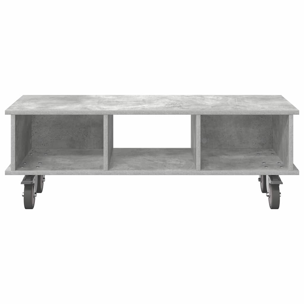 TV Stand Concrete Grey 100 x 35 x 35 cm Engineered Wood