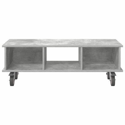 TV Stand 100 x 35 x 35 cm Concrete Grey Engineered Wood