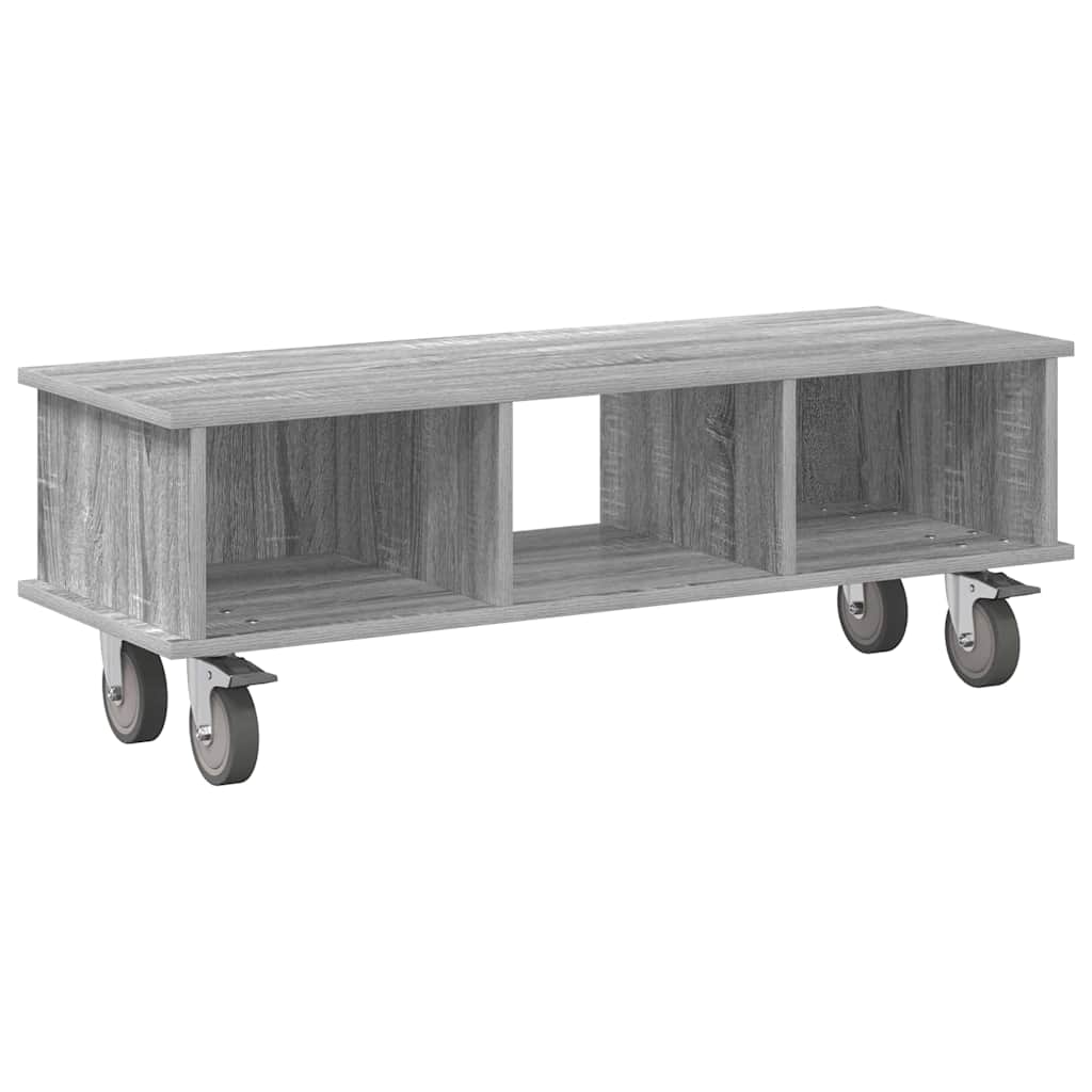 TV Stand Grey Sonoma 100 x 35 x 35 cm Engineered Wood