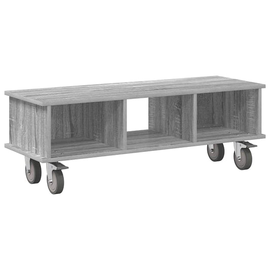 TV Stand Grey Sonoma 100 x 35 x 35 cm Engineered Wood