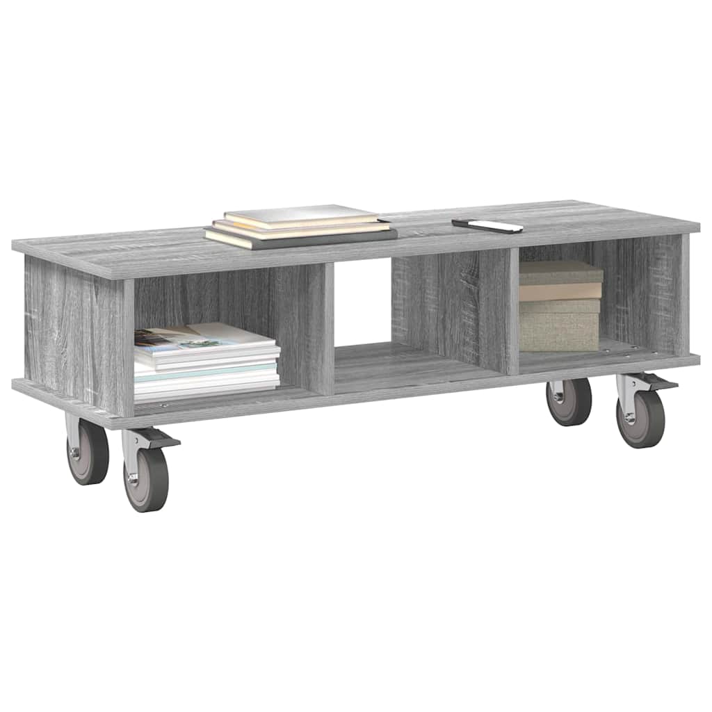 TV Stand 100 x 35 x 35 cm Grey Sonoma Engineered Wood