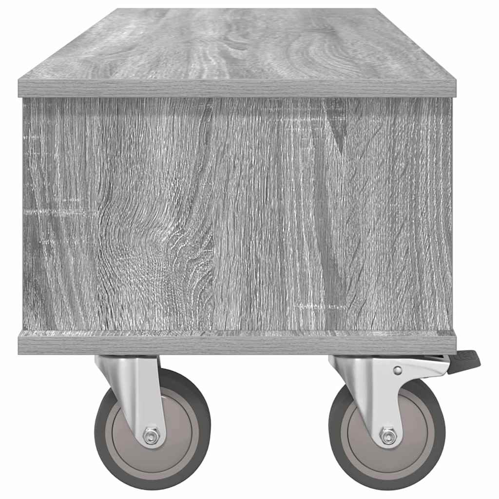 TV Stand 100 x 35 x 35 cm Grey Sonoma Engineered Wood