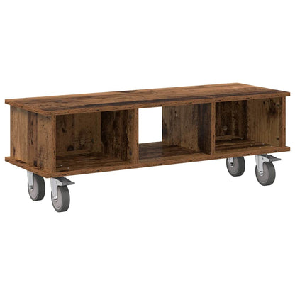 TV Stand Old Wood 100 x 35 x 35 cm Engineered Wood