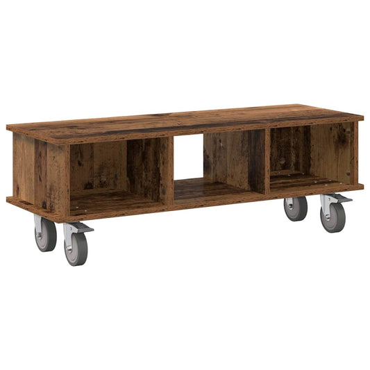 TV Stand Old Wood 100 x 35 x 35 cm Engineered Wood