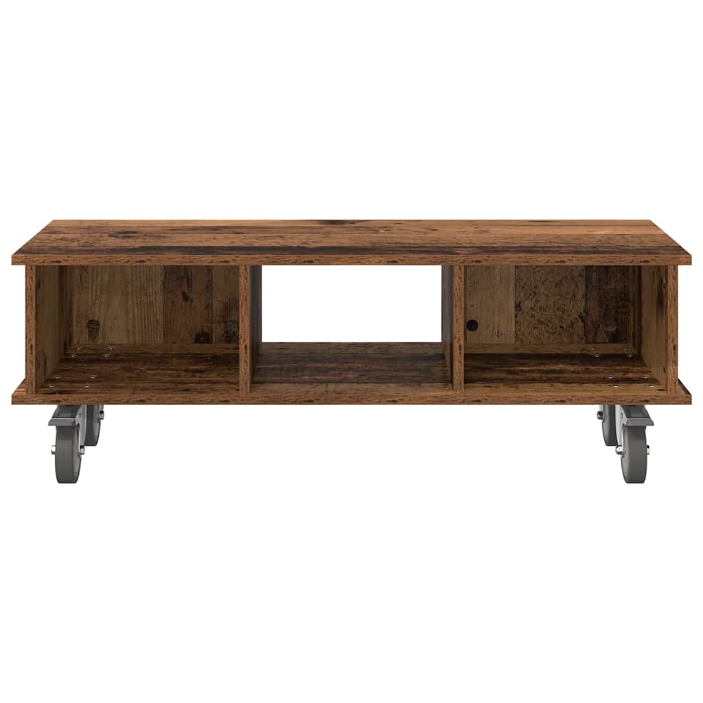 TV Stand Old Wood 100 x 35 x 35 cm Engineered Wood