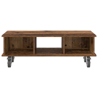 TV Stand Old Wood 100 x 35 x 35 cm Engineered Wood