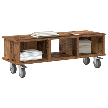 TV Stand Old Wood 100 x 35 x 35 cm Engineered Wood