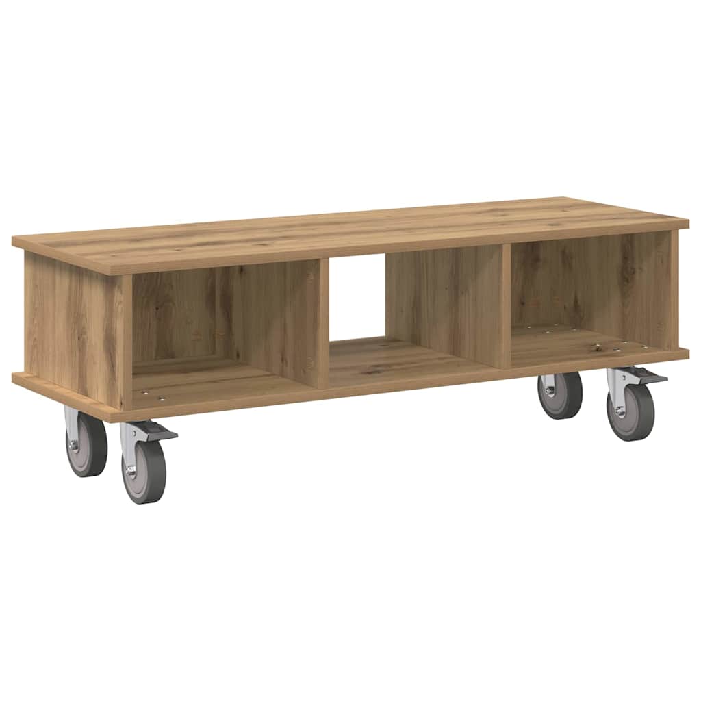 TV Stand Artisan Oak 100 x 35 x 35 cm Engineered Wood