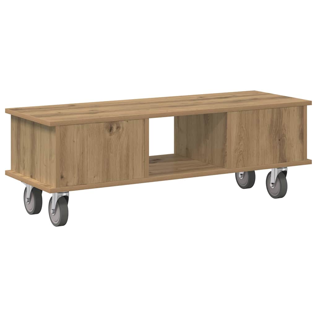 TV Stand Artisan Oak 100 x 35 x 35 cm Engineered Wood
