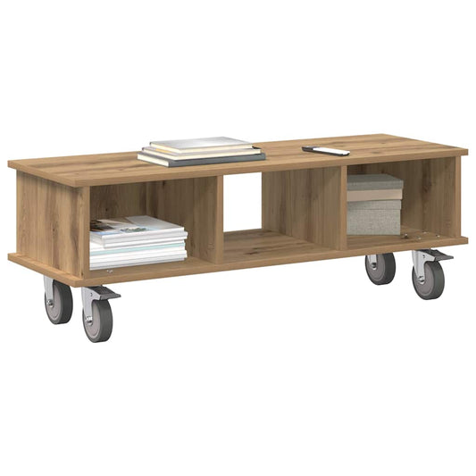 TV Stand Artisan Oak 100 x 35 x 35 cm Engineered Wood