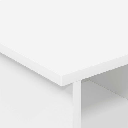 TV Stand 68.5 x 35 x 35 cm White Engineered Wood