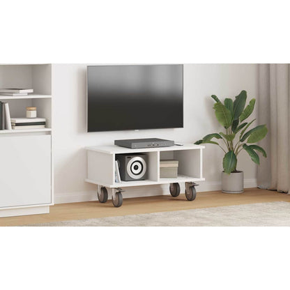 TV Stand White 68.5 x 35 x 35 cm Engineered Wood