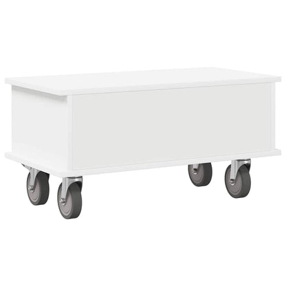 TV Stand 68.5 x 35 x 35 cm White Engineered Wood