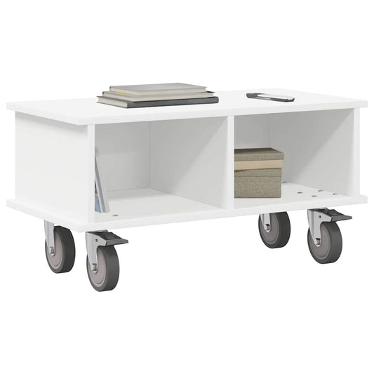 TV Stand White 68.5 x 35 x 35 cm Engineered Wood