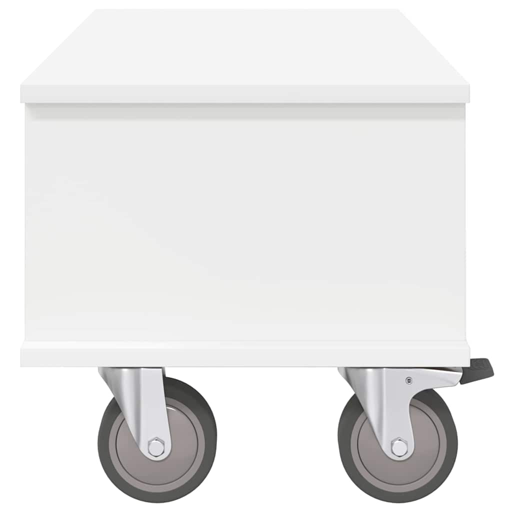 TV Stand White 68.5 x 35 x 35 cm Engineered Wood