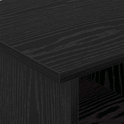 TV Stand 68.5 x 35 x 35 cm Black Oak Engineered Wood