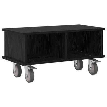 TV Stand 68.5 x 35 x 35 cm Black Oak Engineered Wood